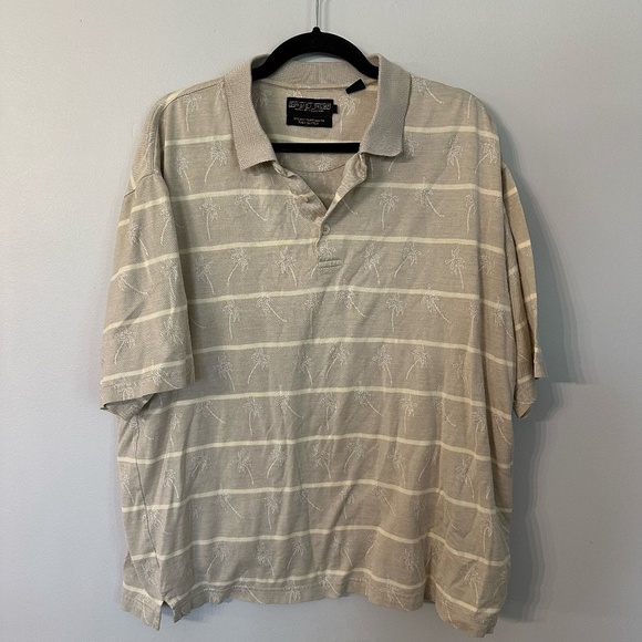 Donald J Trump Signature Collection Double Mercerized Pima Cotton Polo Sz L GUC - Picture 3 of 7